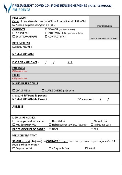 Kit collecteur pour chimie urinaire, lot de 2 – Laboratoire SYNLAB